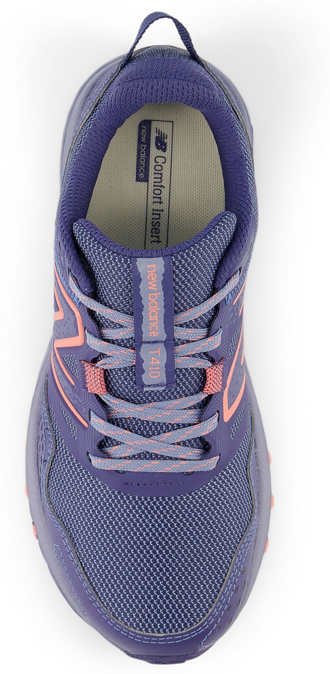 Laufschuh NEW BALANCE "WT410", Damen, Gr. 36,5, schwarz (dream state), Synthetik, Textil, Schuhe Laufschuh, Walkingschuh, Trailrunningschuh