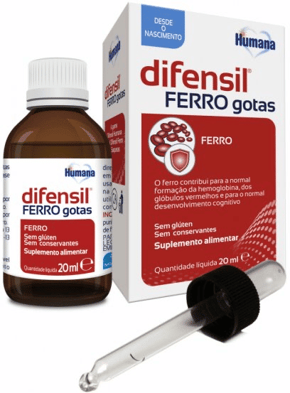 Humana Laboratórios Difensil Ferro Gotas 20Ml