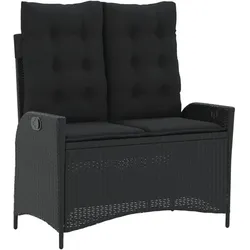 vidaXL, Gartentisch + Balkontisch, Maddox (Bank + 2x Stuhl + Tisch) (110 x 110 x 40 cm)