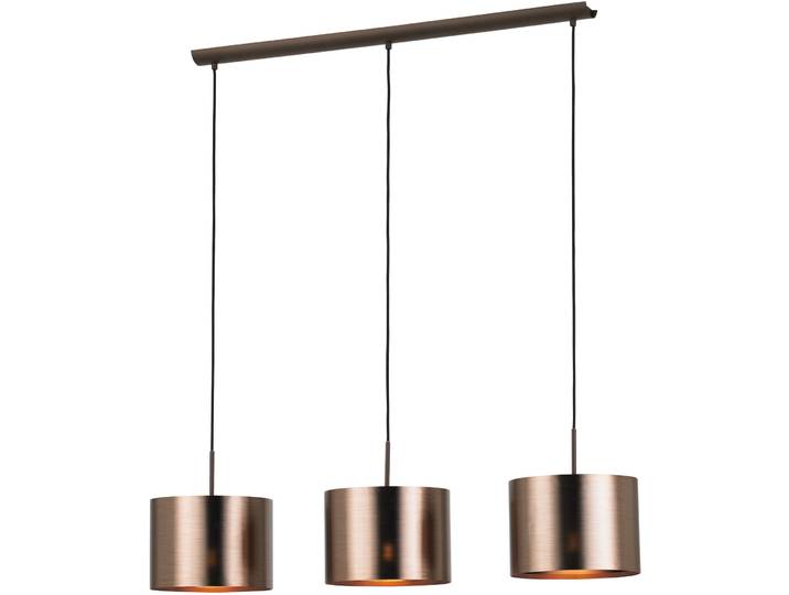 Pendellampe Saganto 1 Braun/Kupfer Kunststoff/Metall 103 cm 110 cm - Farbe: Kupferbraun