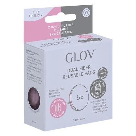 Glov 5 Reusable Makeup Remover Pads Microfiber Face Cloth Face Wipes Cleansing Pads for Face Facial Clean (Reinigungstücher Gesicht) (GLO-5907440744523)