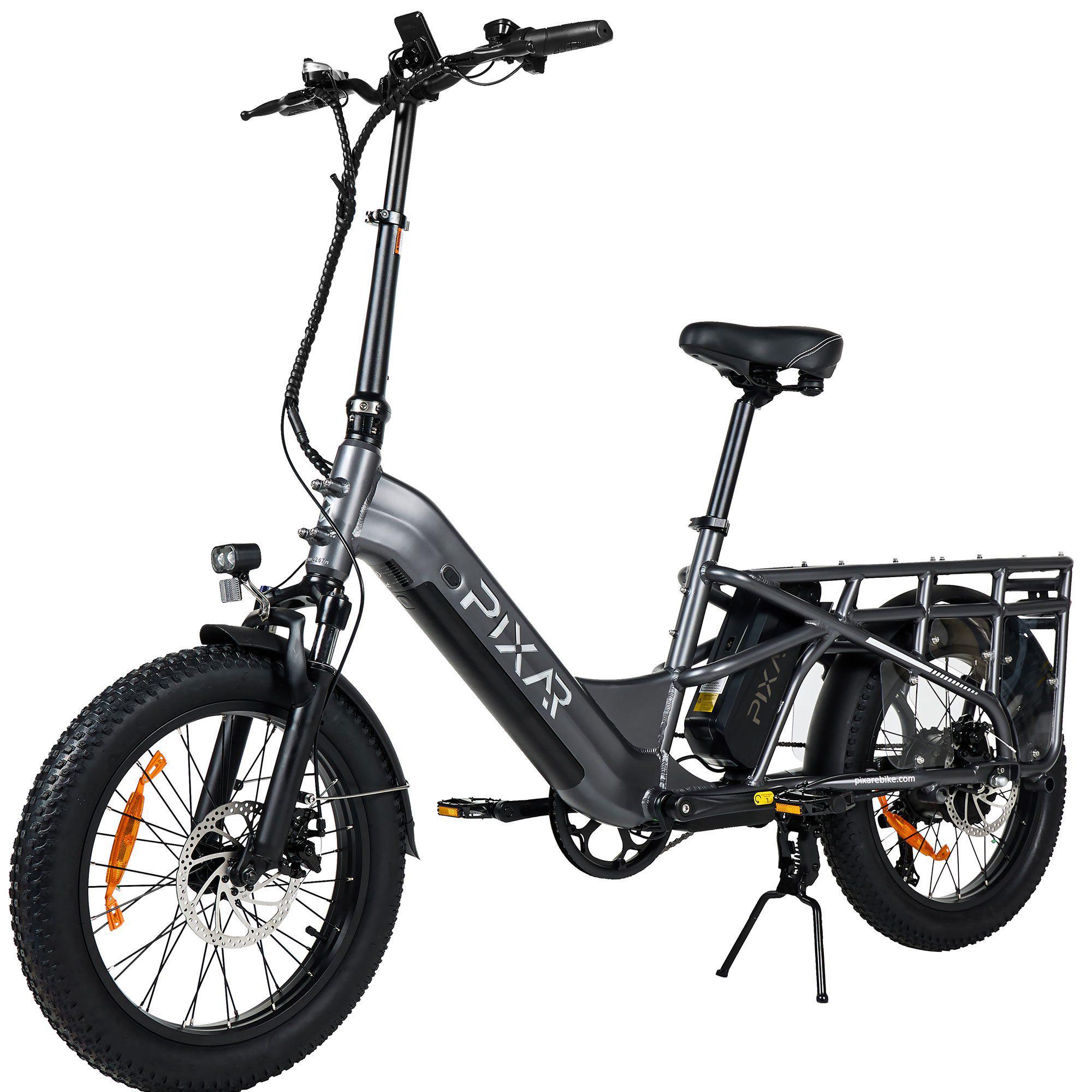 E-Bike Plus 20''× 3'' Zoll Fat Tire Elektrofahrrad, 980Wh 48V Akku Kettenschaltung, Heckmotor, 980 Wh, Kompaktes Elektroroller mit 250W Motor
