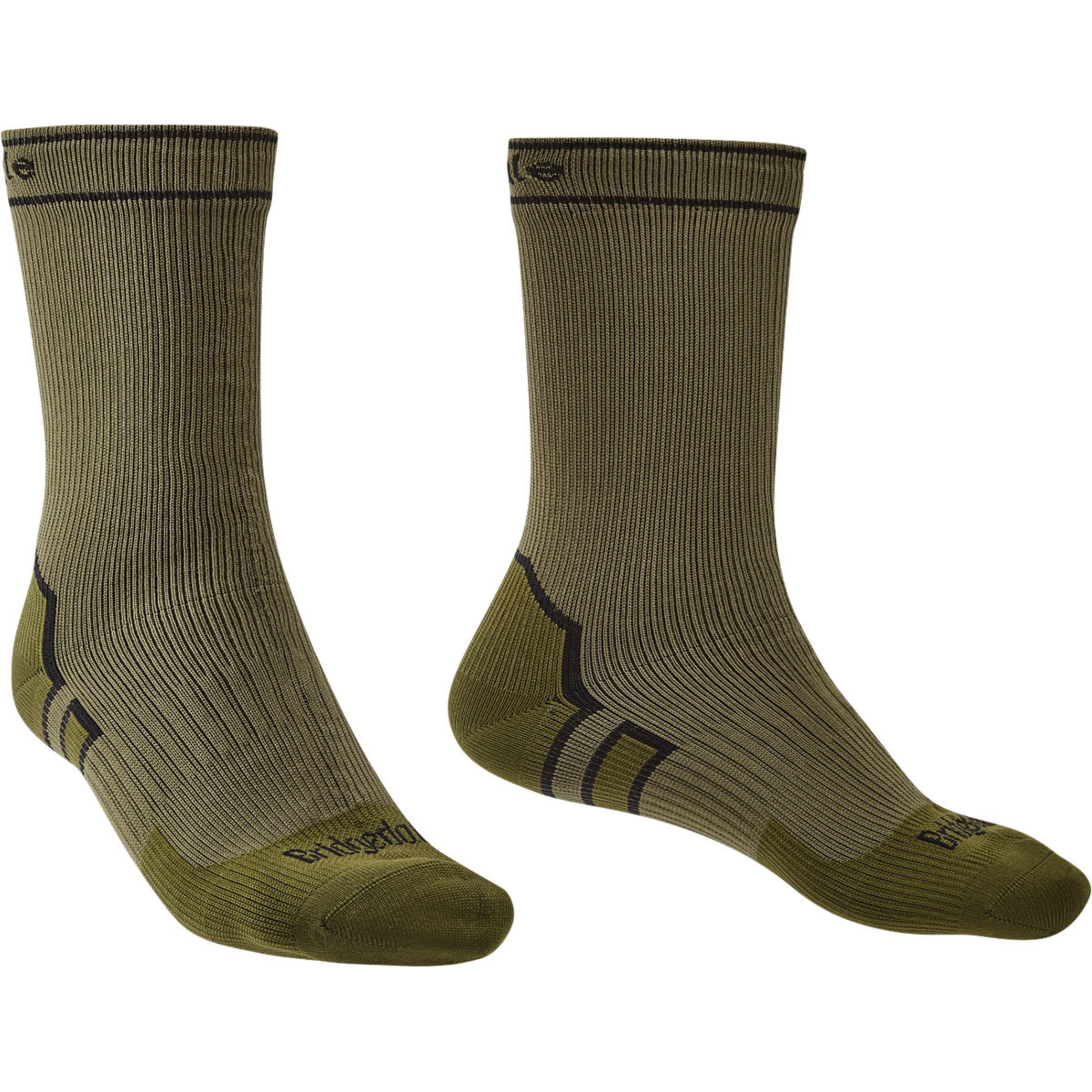 Bridgedale Storm MW Fahrradsocken gruen Größe 40 Trekking Winddicht Wasserabweisend