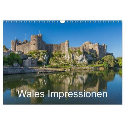 Wales Impressionen (Wandkalender 2027 DIN A3 quer), CALVENDO Monatskalender
