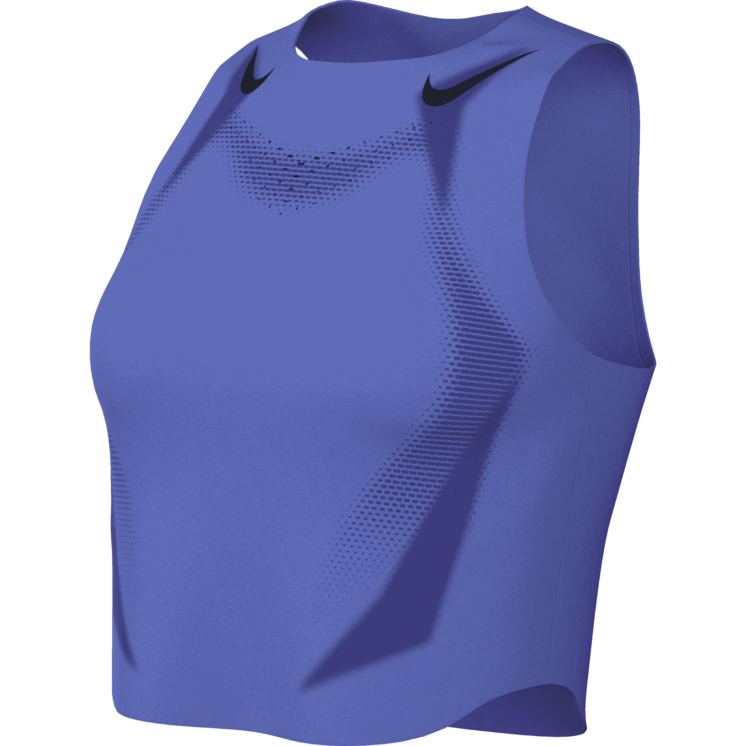 Nike Aeroswift Crop Top Damen Tanktops blau Größe S Trailrunning | Laufen Elastisch