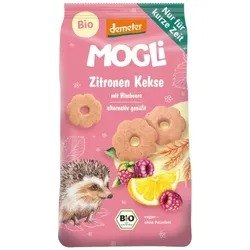 Mogli Zitronen Kekse mit Himbeere demeter