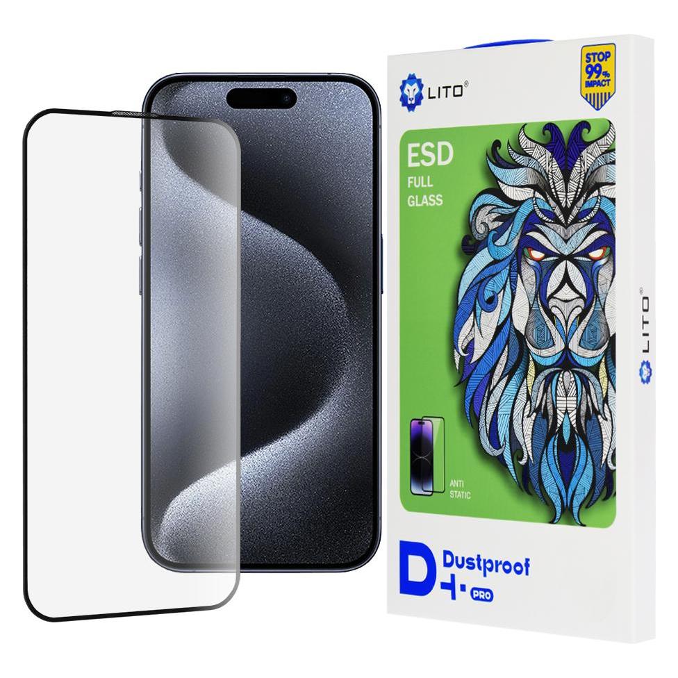 Lito - D+ Pro Dustproof - iPhone 15 Pro - Black (Apple iPhone 15 Pro) (56352262)