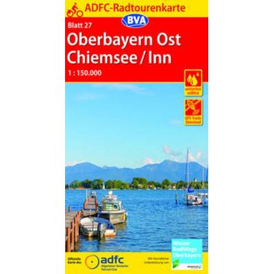 ADFC-Radtourenkarte 27 Oberbayern Ost / Chiemsee / Inn 1:150.000, reiß- und wetterfest, GPS-Tracks Download, Sonstige von , BVA BikeMedia,