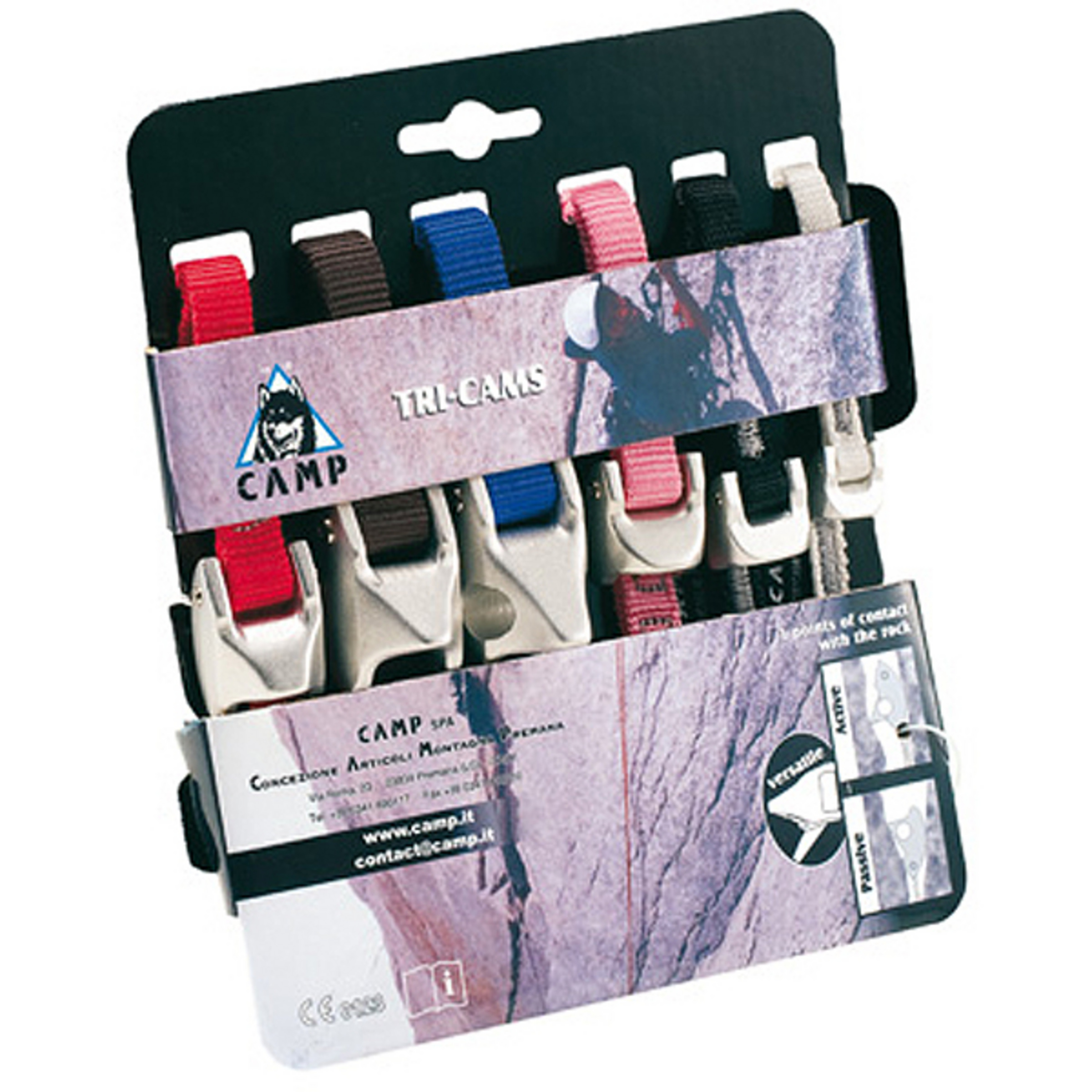 Camp Tricam Set 0.125 - 2 Klemmkeile grau Alpinklettern