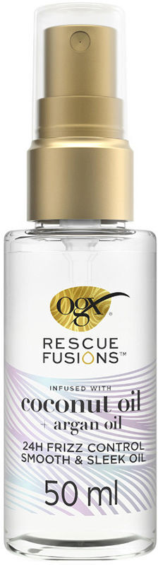 Ogx Huile de coco Rescue FUSIONS, soin anti-frisottis 24h, 50 ml