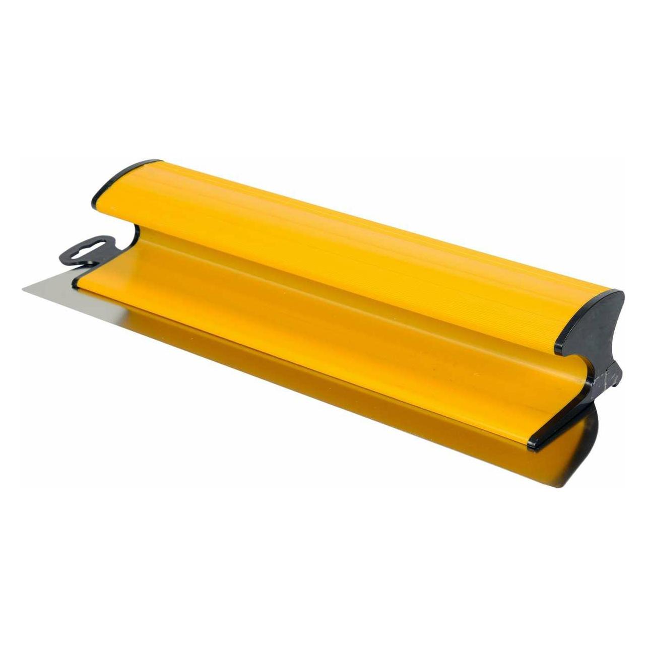 Toya Vorel Edelstahl Flächenspachtel, 0,3mm Edelstahlblatt, Breite: 400 mm, extra leicht, Z-Griff, zum Ve (40 cm) (06002)
