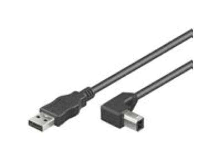 Microconnect 3m USB2.0 A-B kabel USB A USB B zwart