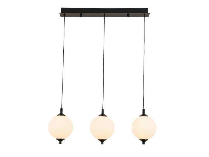 LED-Hängeleuchte Wilm in Schwarz/Weiß max. 3x8 Watt