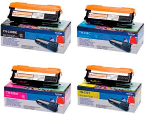 Brother TN 328 Pack ahorro 4 Colores