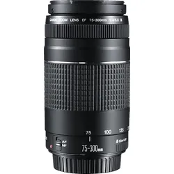 CANON EF III 75 mm - 300 f/4-5.6 (Objektiv für Canon EF-Mount, Schwarz)