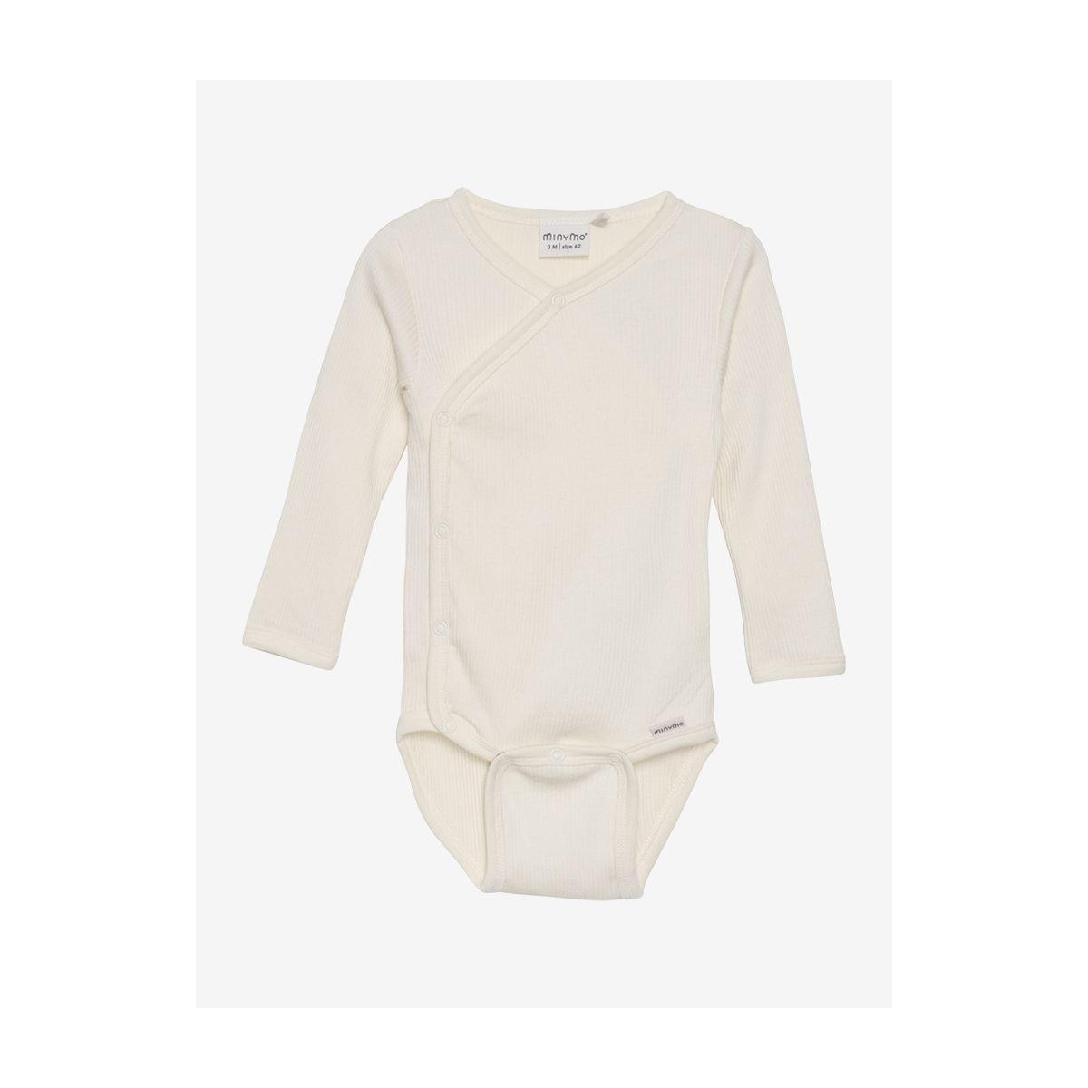 Minymo Wrap Body LS Rib seedpearl (242) 68 6170-242-68