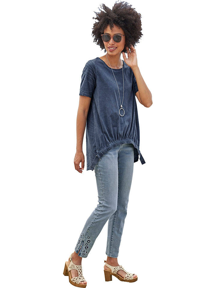 Heine Shirt in Dunkelblau - 50