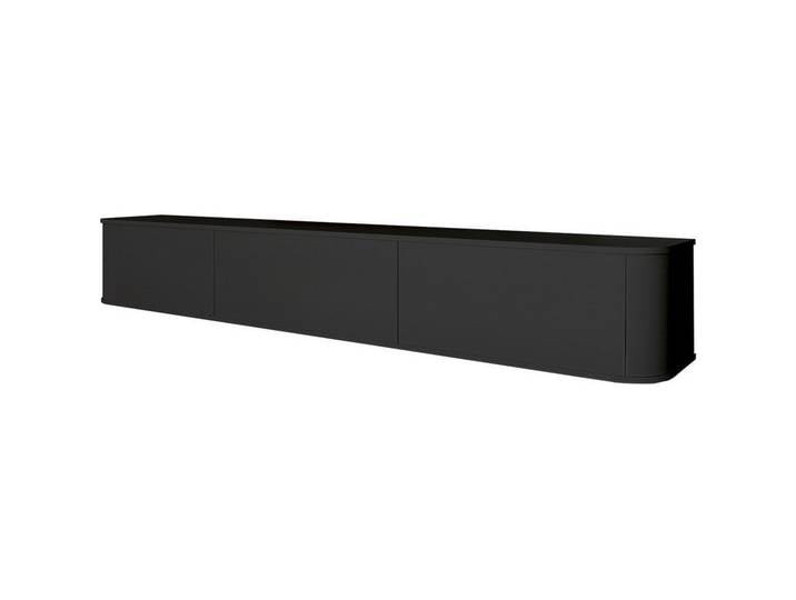 MOEBLINE Lowboard Hängender TV Lowboard AZILLO 215 schwarz