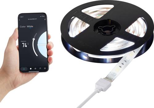 RGBW Tuya-App Stripes SY-4755426 LED-Lichtleiste mit Stecker 230V 2m RGBW, Warmweiß, Kaltweiß 1St.