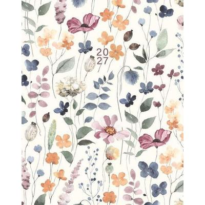 Garden Botanical 2027 7.5 X 9.5 Booklet Monthly Planner