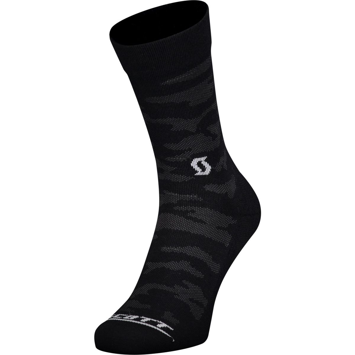 Scott Socks AS Trail Camo Crew black/dark grey (1659) S 2784281659046