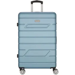 Nowi Bergamo 4 Rollen Trolley 75 cm, Koffer, Türkis
