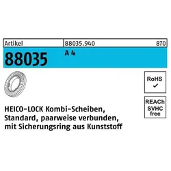 Heico, Zubehör Befestigungstechnik, Kombischeibe R 88035 HKS- 8S A 4