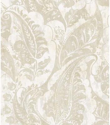 Seabrook Designs Glisten Paisley Unpasted Wallpaper