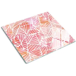 GLASPLATTE 60x52 cm Abstrakt