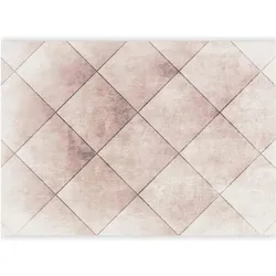 Artgeist, Tapete, Fototapete - Perfect cuts - geometric symmetrical tiled pattern with pattern (400 x 280 cm)