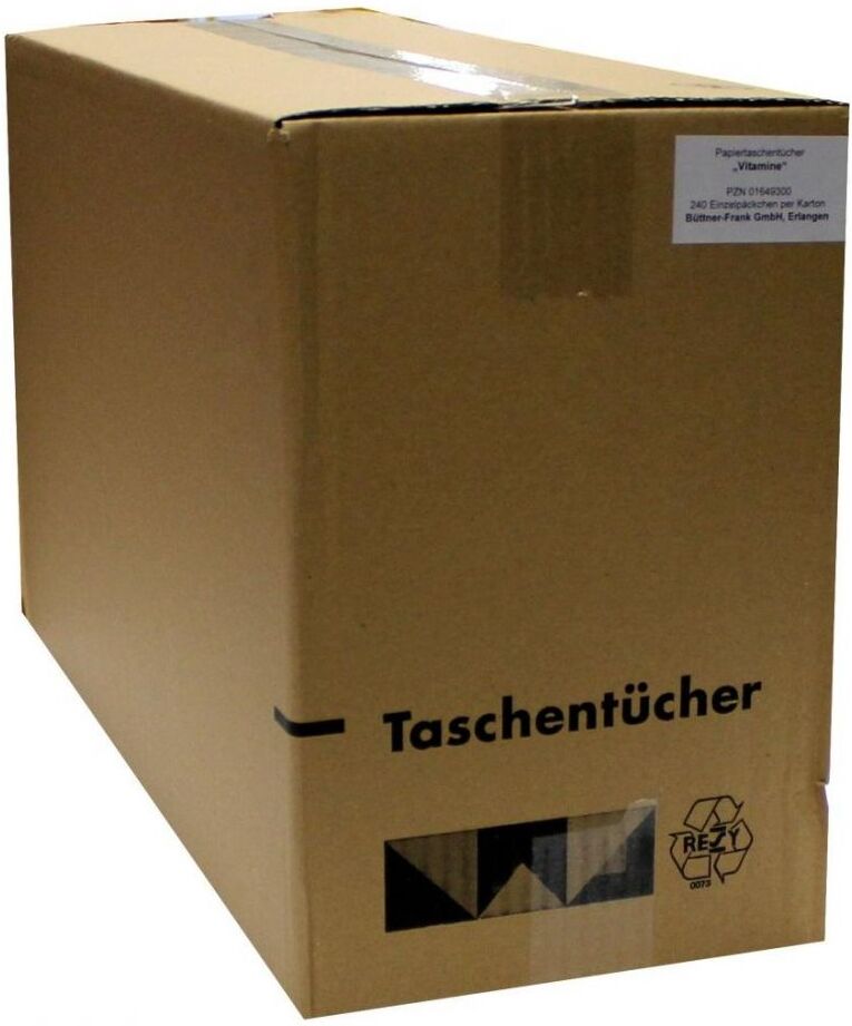 Taschentücher Motiv Vitamine