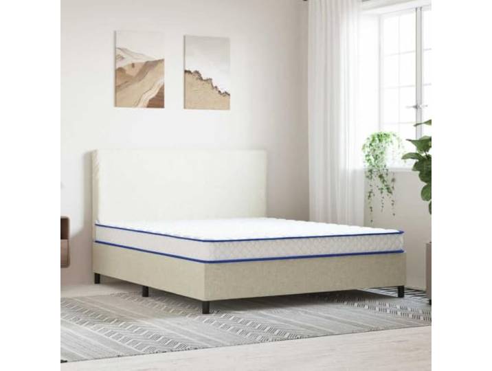 Memory-Schaum-Matratze 200×160×17 cm Weich 5 Schichten,40-D-Memory-Schaum,Polyester-Oberbezug,wendbar,komprimiert geliefert