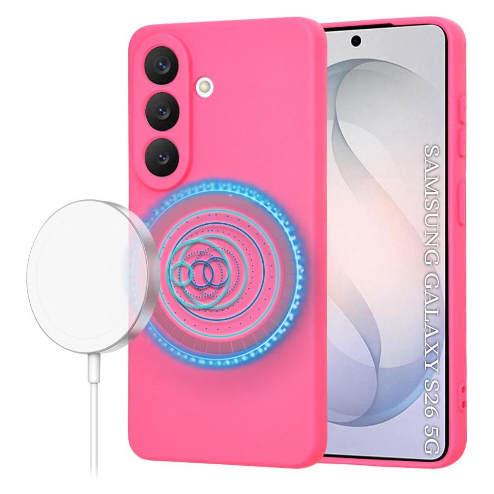 Techsuit - SoftFlex MagSafe - Samsung Galaxy S26 - Hot Pink (Samsung Galaxy S26) (62883230)