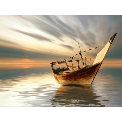 Papermoon "ALTES FISCHERBOOT"