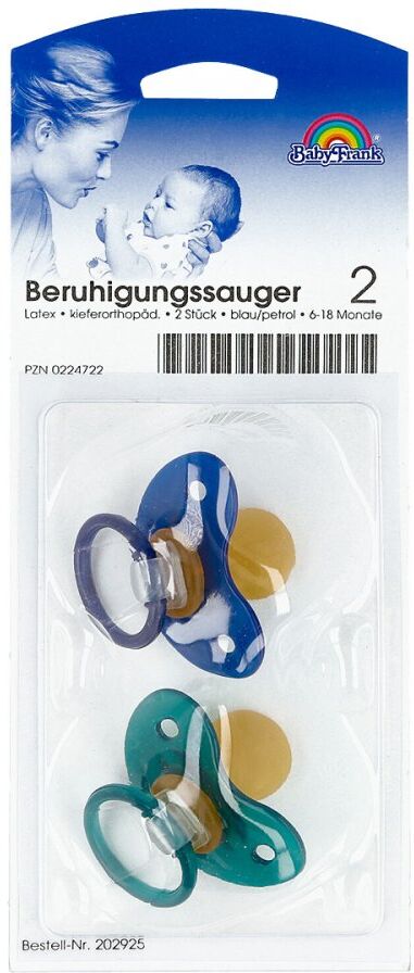 Beruhigungssauger Kieferor.lat.6-18 M.blau/petr.