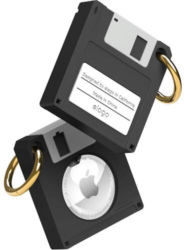 Elago Capa  para AirTag - Floppy Disk (Disquete Preta)