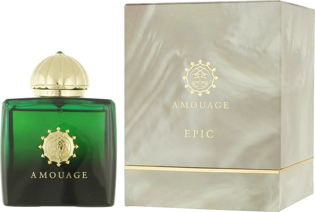 Amouage Epic, Frauen, 100 ml, Kreuzkümmel, Zimt, Rose, Geranium, Jasmin, Tee, Oud, Orris, Bernstein, Olibanum, Guajak-Holz, Moschus, Patschuli, Sandelholz, Vanille, Spray