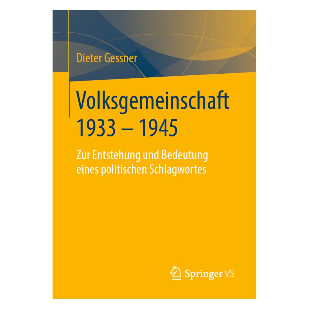 Springer Volksgemeinschaft 1933 - 1945 (Deutsch, Softcover, Dieter Gessner) (56040914)
