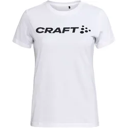 CRAFT Community Logo T-Shirt Damen 900200 - white/melange S