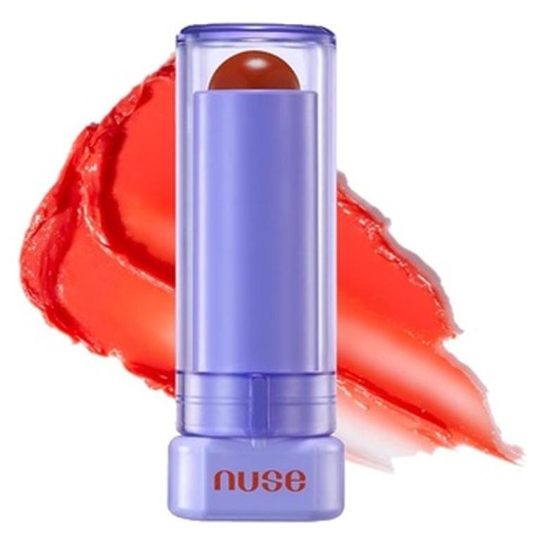 Nuse Color Care Lip Balm 04 Calming Coral 0.15 Oz (Lippenbalsam, 4.44 ml) (8809625247188)