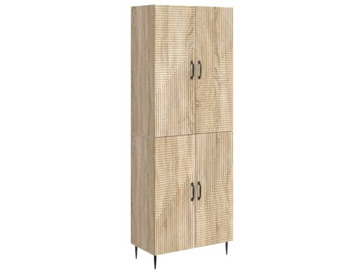 PUGYNBK Schrank-Set, 2 Stück, aus technischem Holz Verstellbare Aufbewahrung, USB-Anschlüsse, Innen- und Außenbereich, pflegeleicht