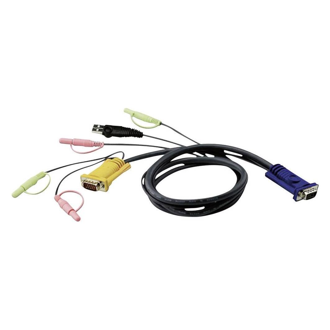 Aten 2L-5303U USB Kabelsatz mit Audio zu KVM-Switch, 3m (2L-5303U)
