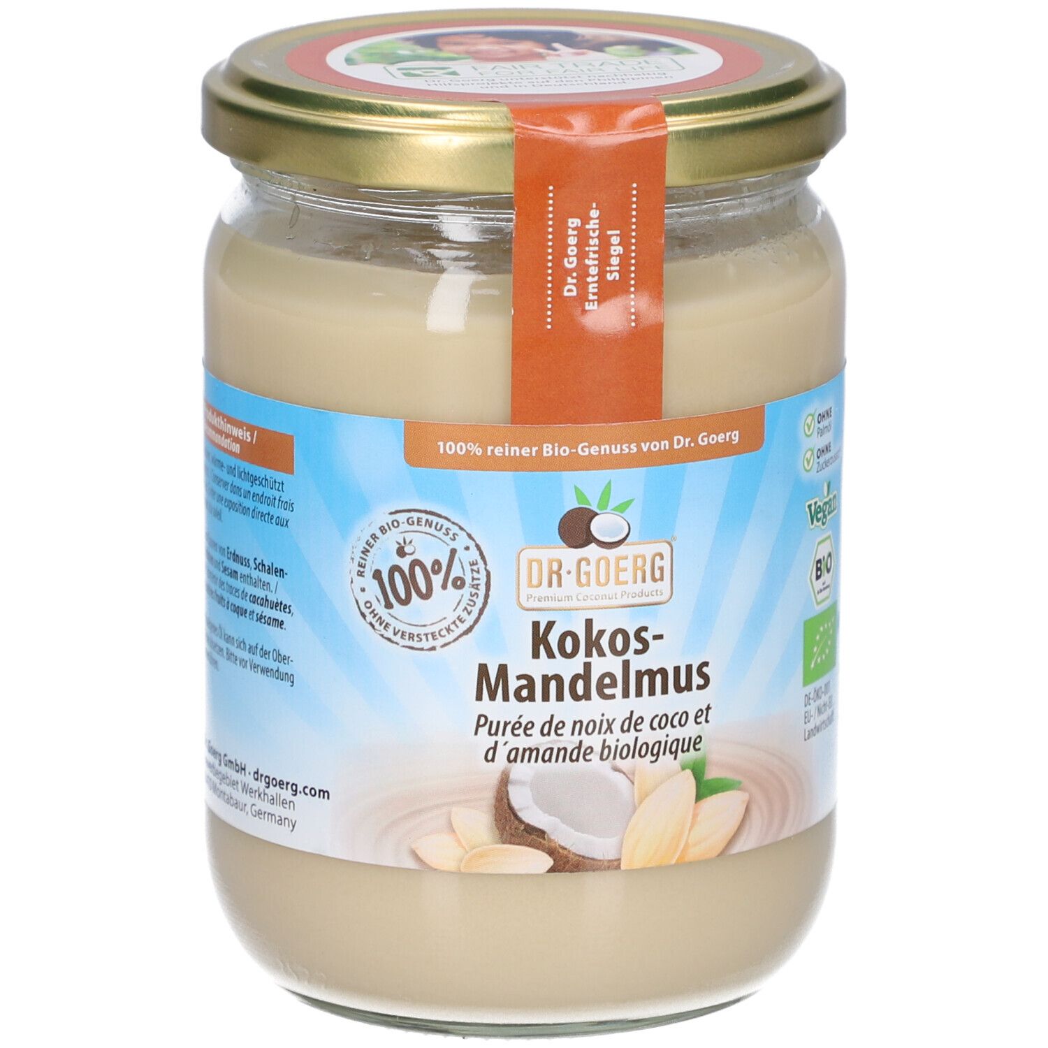 Bio-Kokos-Mandelmus 500 g Creme