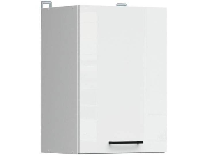 JUNONA Meuble haut 40 cm - 1 Porte - Blanc brillant