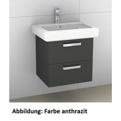 Artiqua 413 Waschtischunterschrank für IT! 121960 Quarzgrau Matt Select, 413-WU2L-K110-7163-173 413-WU2L-K110-7163-173