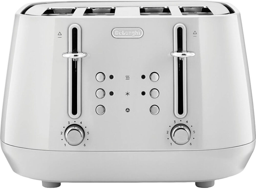 DeLonghi Eclettica 4 Slot Toaster White 4