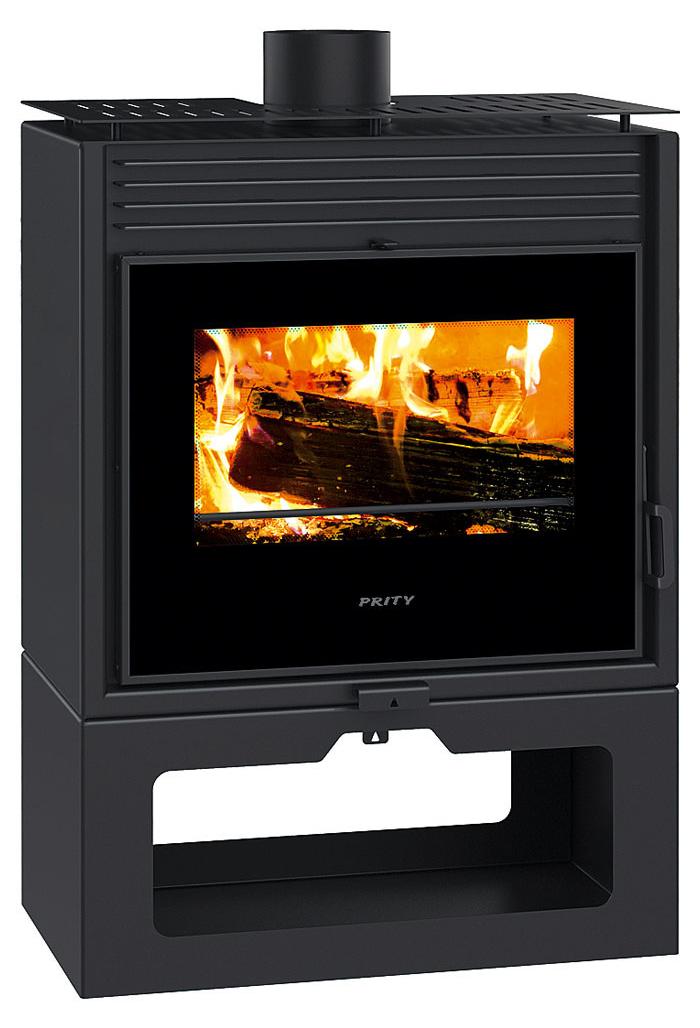 PRITY PM E, Holzofen mit breitem Feuerraum, 10,8 kW, +, Ø 150 mm