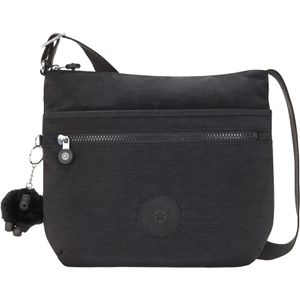 kipling Umhängetasche Arto, Black Noir, aus Polyester, schwarz, 5 Fächer, 29 x 26 cm