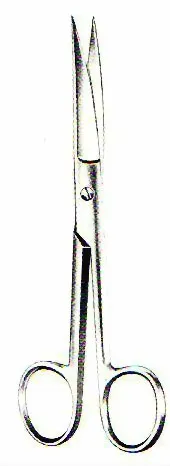 Zepf medical instruments GmbH Chirurgische Schere Standard gebogen, spitz / spitz, 16,5 cm 08-1201-16
