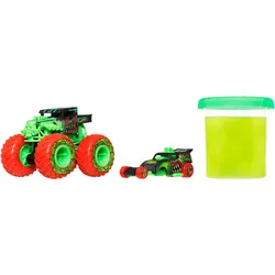 Hot Wheels Monster Trucks Mutant Chaos Spielzeugtruck, Die-Cast-Auto und 113 g Schleim sortiert (Keine Auswahl möglich)